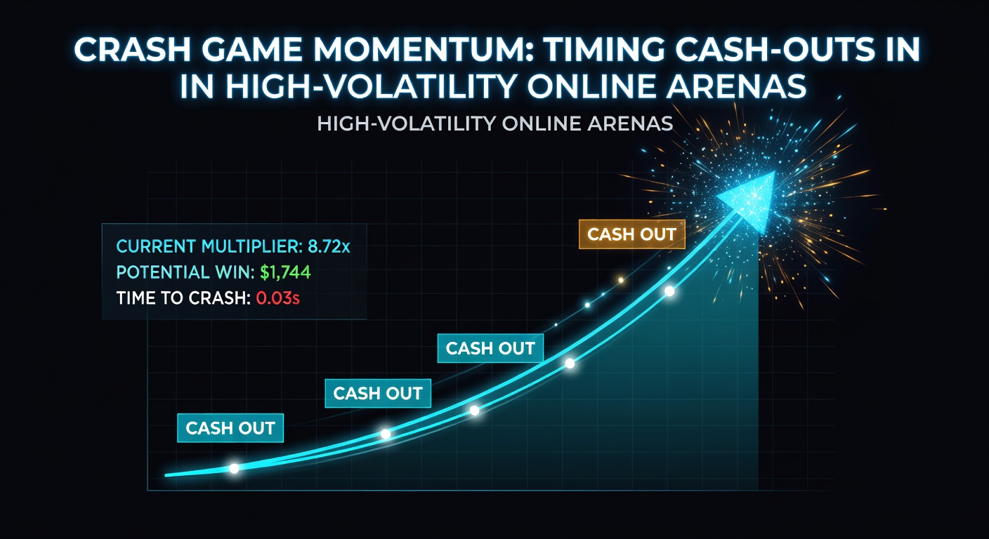 Speler aan een scherm analyseert crash game grafieken met momentum indicatoren en cash-out strategieën
