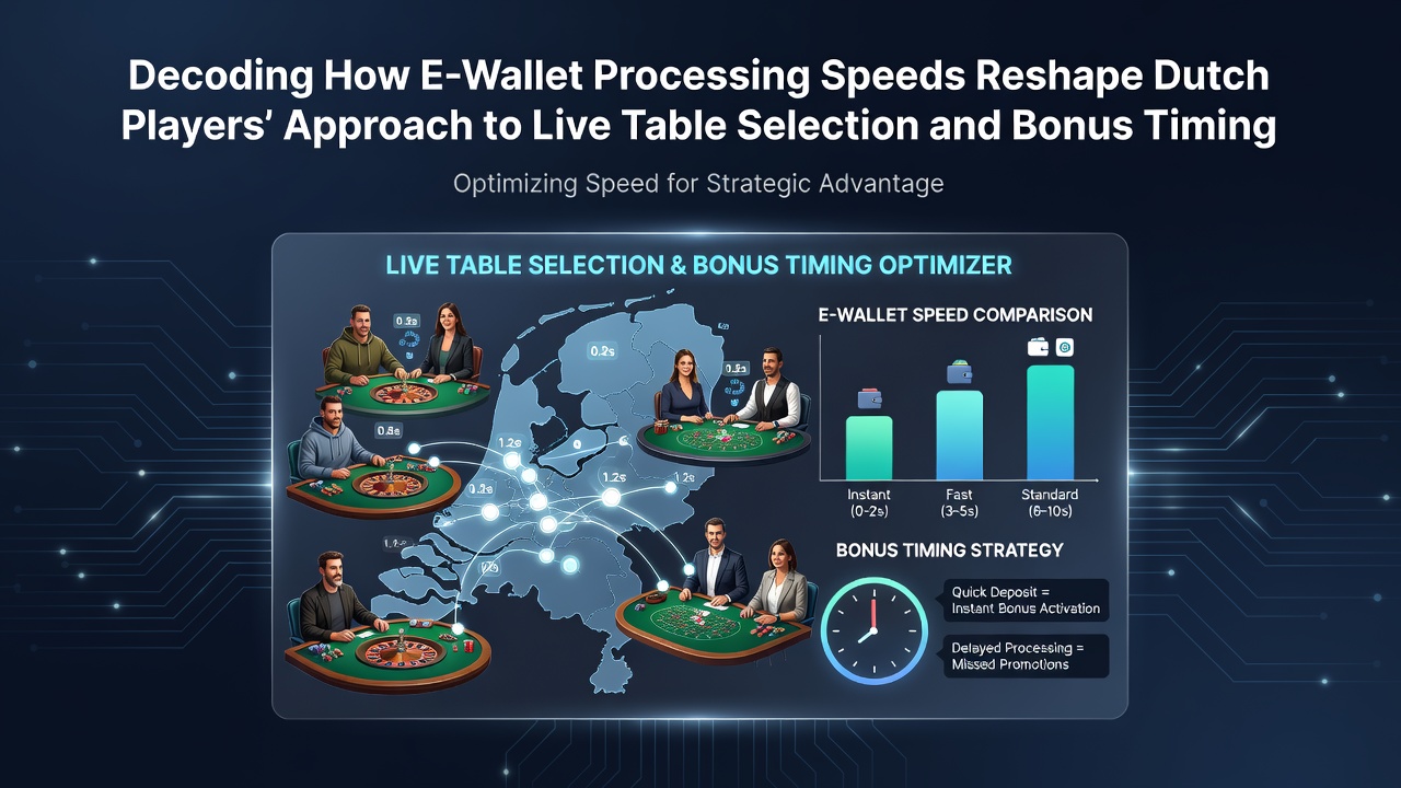 Analyse van e-wallet verwerkingssnelheden in Nederlandse online casino's