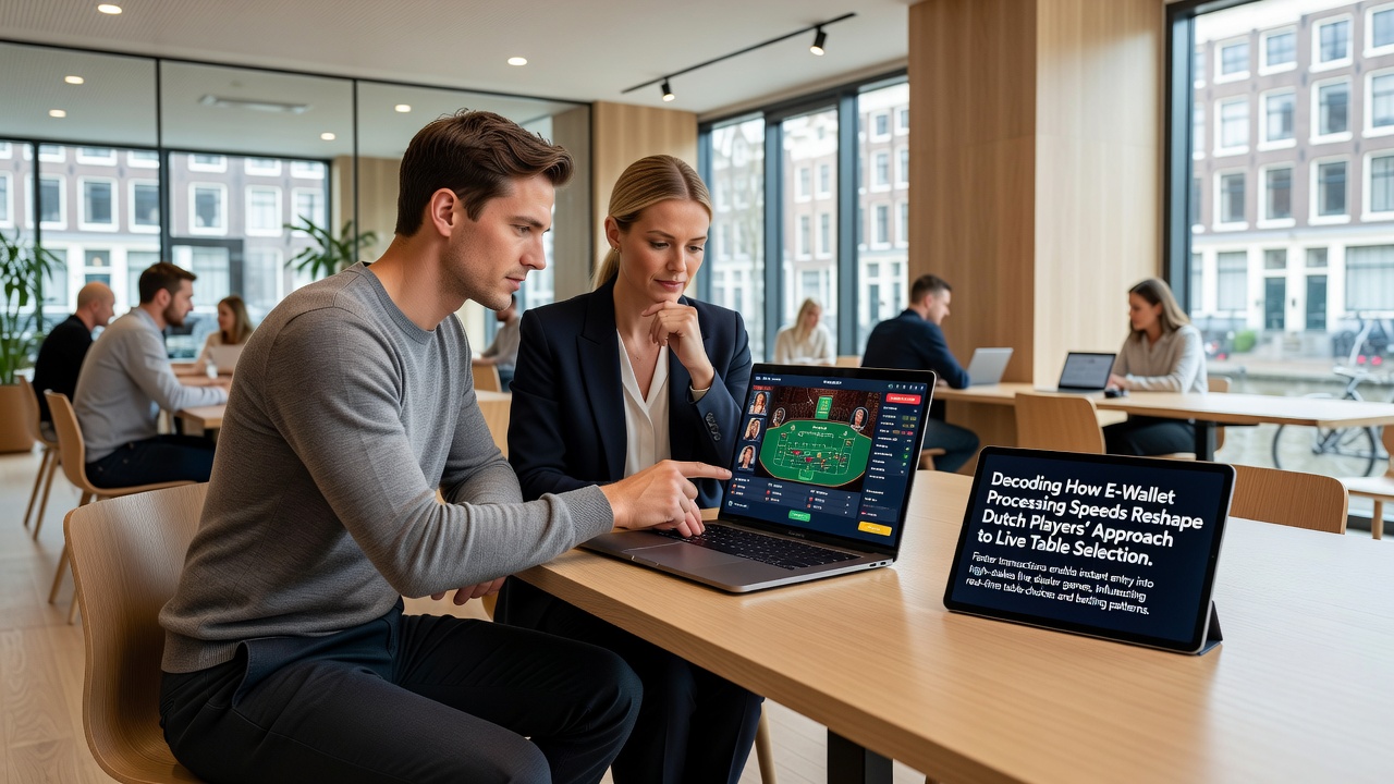 Spelers die live tafels selecteren met snelle e-wallet transacties