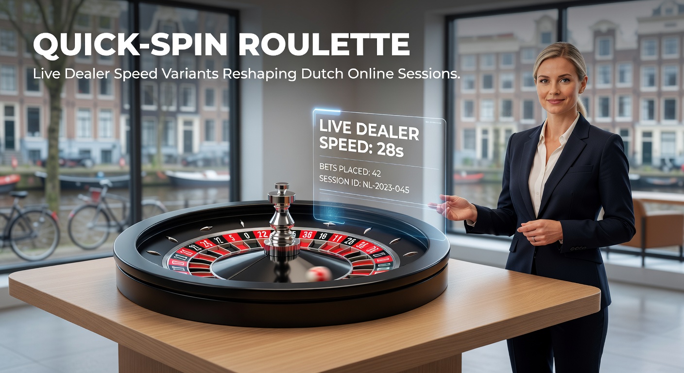 Live dealer bij Quick-Spin Roulette draait het wiel razendsnel in een Nederlands online casino